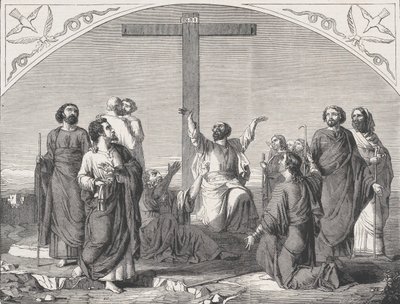 Misja Apostołów, z Illustrated London News, 30 października 1865. autorstwa William Luson Thomas