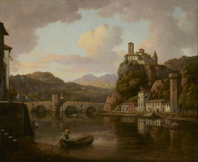 Zamek nad rzeką Rodan, Francja autorstwa William Marlow