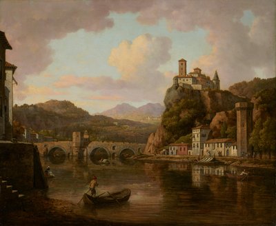 Zamek nad Rodanem, Francja autorstwa William Marlow