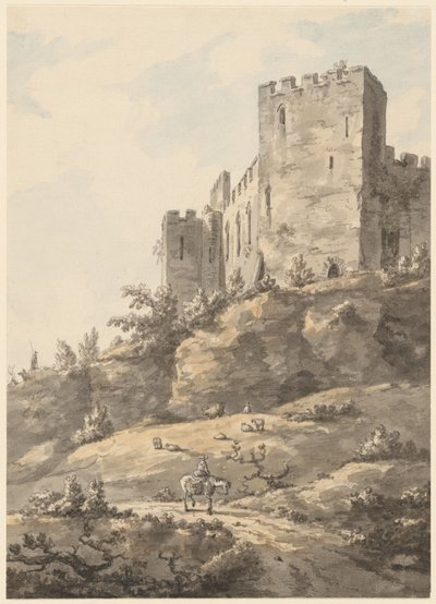 Zamek Ludlow, Shropshire autorstwa William Marlow
