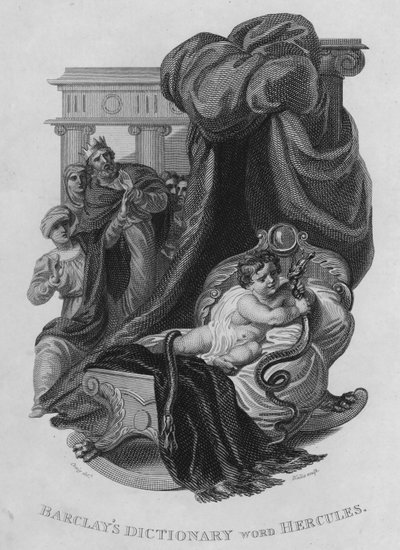 Słownik Barclays, słowem: Herkules (rycina) autorstwa William Marshall (after) Craig