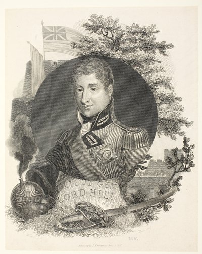 Generał porucznik Lord Hill KB, inż Brown, wyd. Kinnersleya, 1815 r autorstwa William Marshall Craig