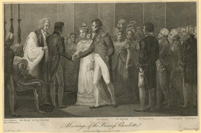Ślub księżniczki Charlotte autorstwa William Marshall Craig