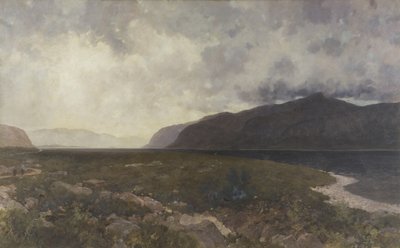 Loch Maree z mostu Grudie, ok. 1905 (olej na płótnie) autorstwa William Matthew Hale