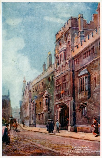 Kolegium Brasenose autorstwa William Matthison