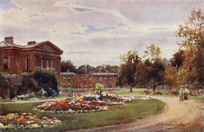 Downing College od wejścia na Regent Street autorstwa William Matthison