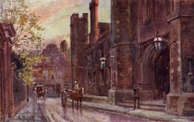 Brama wejściowa, Queens College autorstwa William Matthison