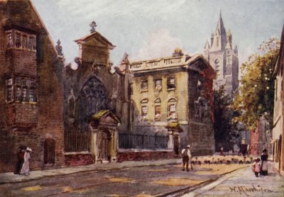 Peterhouse od ulicy autorstwa William Matthison