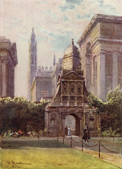 Brama Honoru, Caius College autorstwa William Matthison
