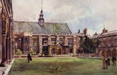 Hall of Trinity College z Neviles Court autorstwa William Matthison