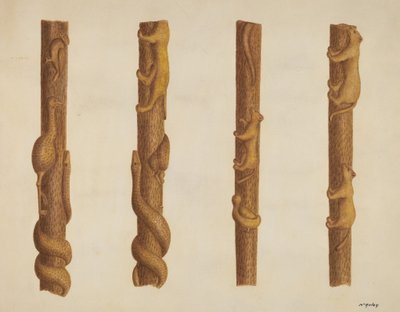Laska, c. 1940. autorstwa William McAuley