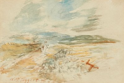 Studium góralskie (ołówek i akwarela) autorstwa William McTaggart