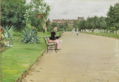 Park Miejski, ok.1887 autorstwa William Merritt Chase