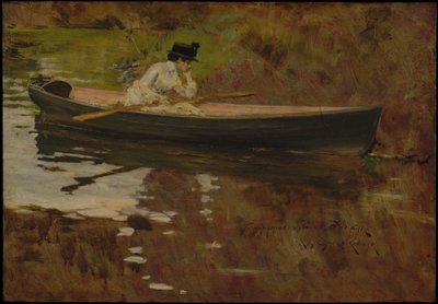 Alice Gerson w Prospect Park autorstwa William Merritt Chase