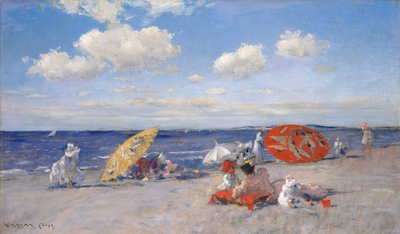 Nad morzem ok. godz. 1892. autorstwa William Merritt Chase