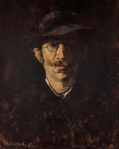 Niemiecki: Portret Hugo von Habermann autorstwa William Merritt Chase