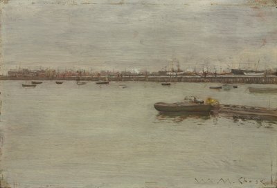 Szary dzień w zatoce, ok. 1930 r. 1886. autorstwa William Merritt Chase