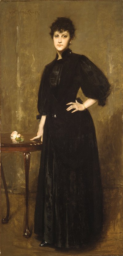 Dama w czerni autorstwa William Merritt Chase