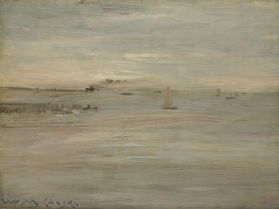 Marine, ok. 1888 (olej na drewnie) autorstwa William Merritt Chase