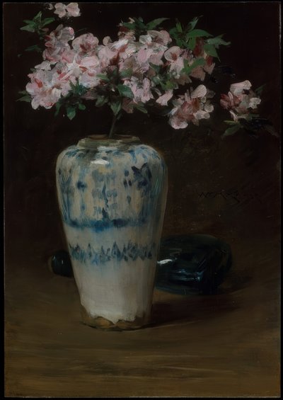 Różowa Azalia — chiński wazon autorstwa William Merritt Chase