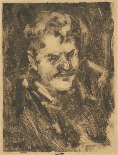 Portret mężczyzny (Frank Duveneck?) autorstwa William Merritt Chase