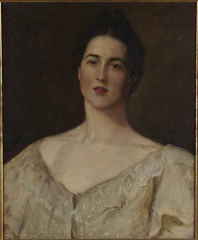 Dostojna modelka autorstwa William Merritt Chase