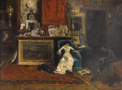 Studio Tenth Street autorstwa William Merritt Chase