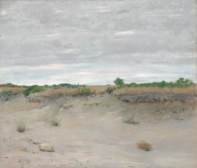 Omiatane wiatrem piaski autorstwa William Merritt Chase