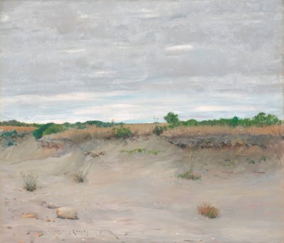 Odporna na wiatr piaszczysta plaża autorstwa William Merritt Chase