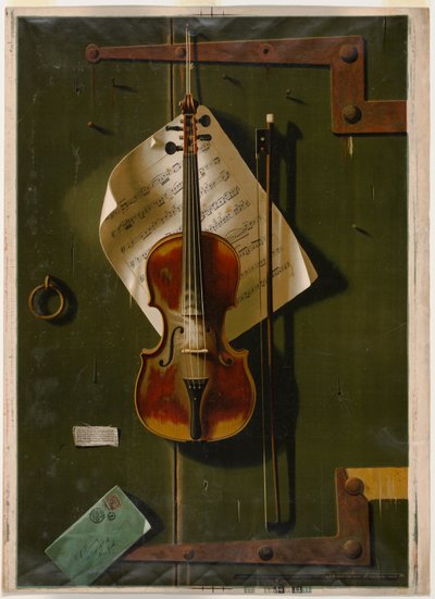 Stare skrzypce autorstwa William Michael Harnett