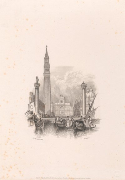 Wenecja - Campanile autorstwa William Miller