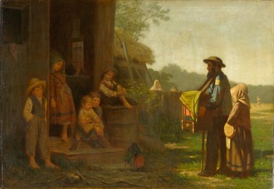 Grzejnik organów, ok. 1865-75 (olej na płótnie) autorstwa William Morgan
