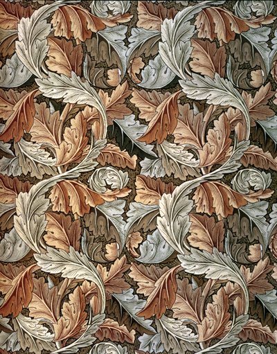 Tapeta Acanthus, zaprojektowana przez Williama Morrisa (1834-96) autorstwa William Morris