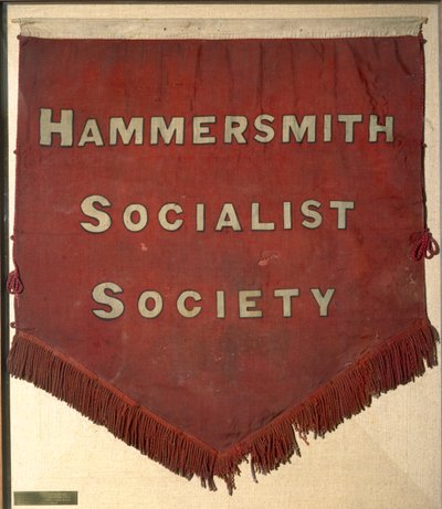 Sztandar Towarzystwa Socjalistycznego Hammersmith (tekstylny) autorstwa William Morris