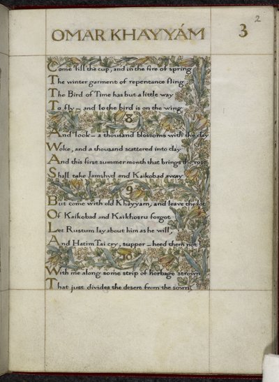 Rubajjat Omara Chajjama autorstwa William Morris