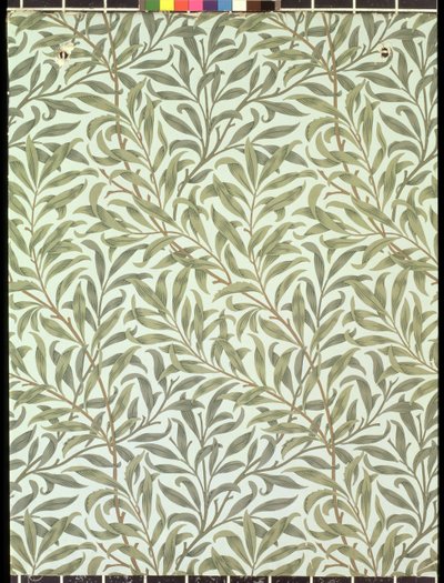 Projekt tapety „Willow Bough”, 1887 r. autorstwa William Morris