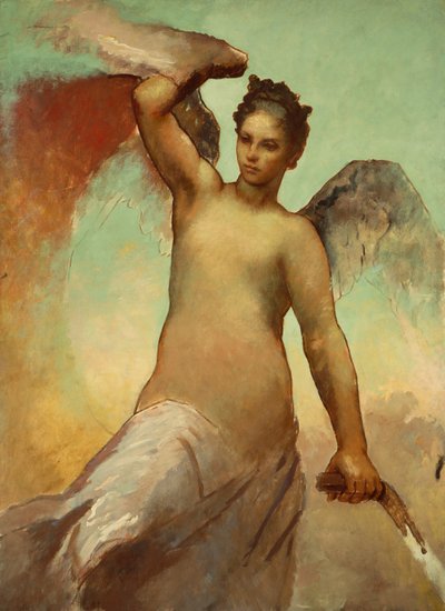 Fortuna, Studium do „Odkrywcy”, ok. 1878 (olej na płótnie) autorstwa William Morris Hunt