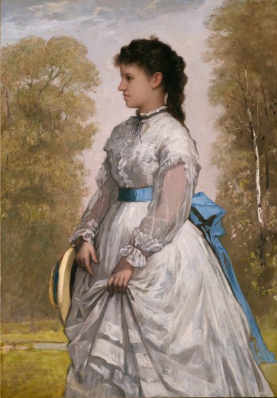 Portret Agnes Elizabeth Claflin autorstwa William Morris Hunt