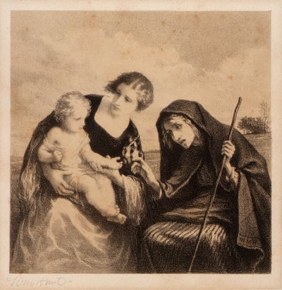 Wróżbita autorstwa William Morris Hunt