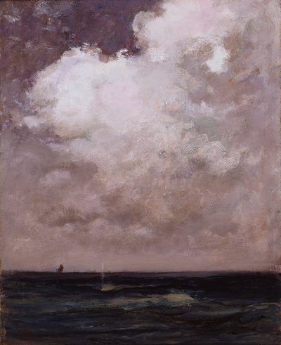 Wieloryb pikający autorstwa William Morris Hunt