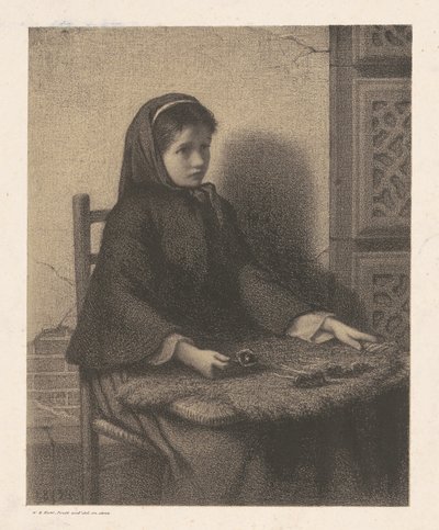 fioletowa dziewczyna autorstwa William Morris Hunt