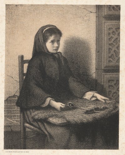 fioletowa dziewczyna autorstwa William Morris Hunt