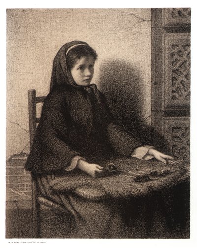 Violet Girl autorstwa William Morris Hunt