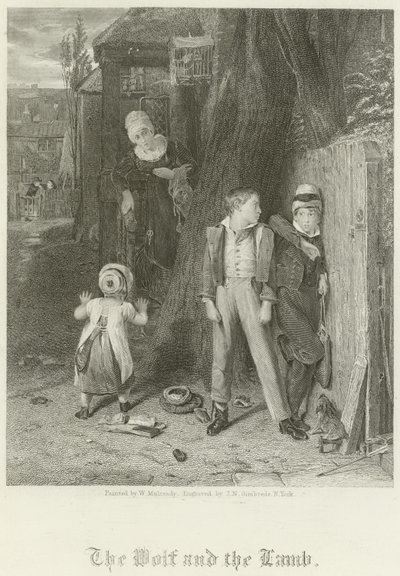 Wilk i baranek autorstwa William Mulready