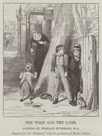 Wilk i Baranek autorstwa William Mulready
