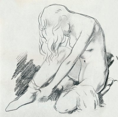 Studium postaci, XX w. 1932 autorstwa William Newenham Montague Orpen