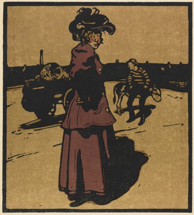Typy londyńskie: Costermonger autorstwa William Nicholson
