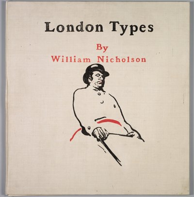 Typy londyńskie: Okładka autorstwa William Nicholson