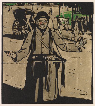 Typy londyńskie: Hawker autorstwa William Nicholson
