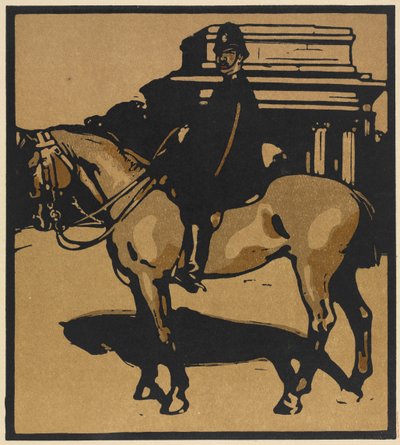 Typy londyńskie: policjant (wzgórze konstytucji) autorstwa William Nicholson